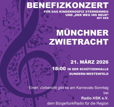 benefizkonzert für das Kinderhospiz sternenweg